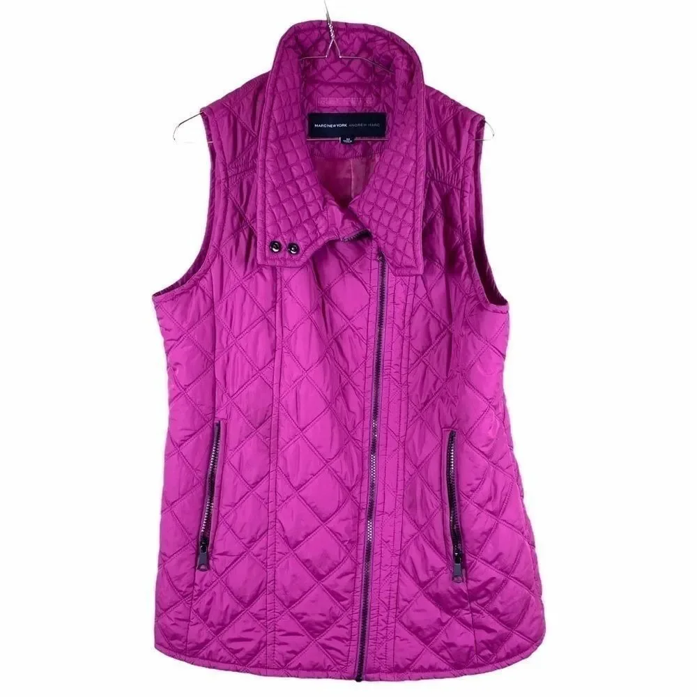 MARC NEW YORK ANDREW MARC Purple Puffer Vest